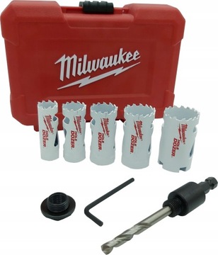Milwaukee Otwornice do Metalu Drewna Tworzyw zestaw 19-32mm 7szt