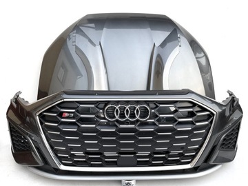 Przód AUDI S3 8Y LZ7S maska błotniki zderzak
