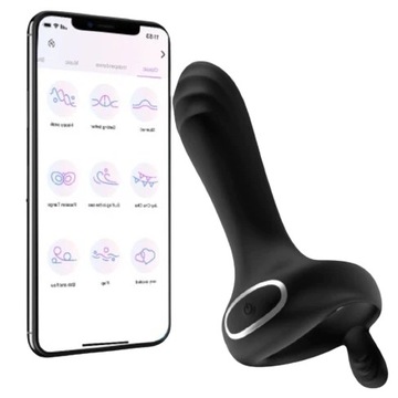 Pierścień na penisa sterowany aplikacją z wibracjami ring - WSJ