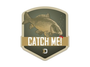 Naklejka Delphin CatchME! KARP - 9x8cm