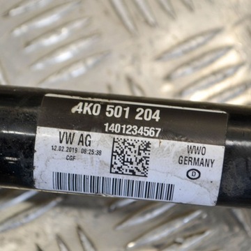 AUDI A7 S7 4K8 2019 PRAVÁ STRANA POLOOSA ZADNÍ