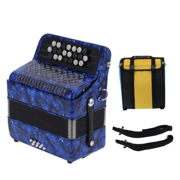 Accordian 22 Key 8 Bass Profesjonalny instrument