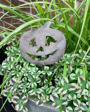 2 szt. OZDOBA dekoracja dodatek do doniczek DYNIE HALLOWEENOWE