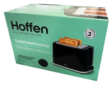 Toster Hoffen T-3204 czarny 900 W