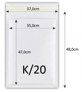 Koperta bąbelkowa pęcherzykowa E15 15E 15 - 10 sztuk