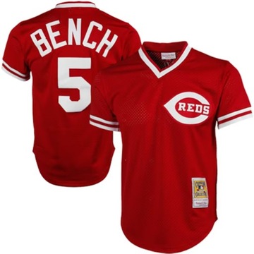 koszulka baseballowa Johnny Bench Cincinnati Reds