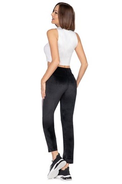 БРЮКИ ЖЕНСКИЕ ВЕЛУРОВЫЕ СПОРТИВНЫЕ БРЮКИ СО ШТАМПАМИ FS264