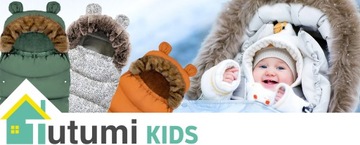 СПАЛЬНИК ДЛЯ КОЛЯСКИ С МЕХОВЫМИ УШАМИ 4 В 1