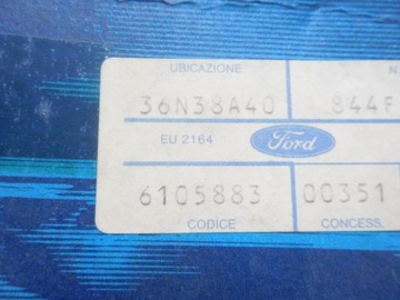 Zespół rezystora - zimny rozruch Ford Transit OE 6105883
