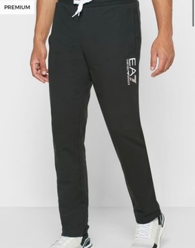 Фирменный мужской спортивный костюм EMPORIO ARMANI EA7, стильный комплект, размер серый/черный. л