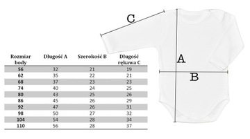 Body na ROCZEK dla chłopca z imieniem rozm. 80