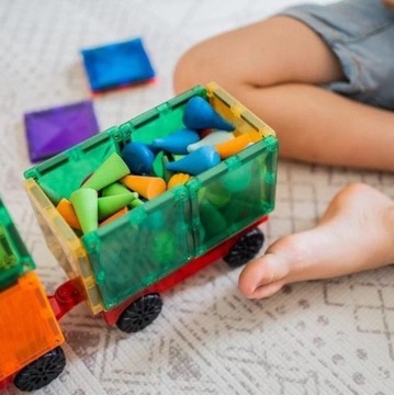 МАГНИТНЫЕ БЛОКИ CONNETIX RAINBOW MOTION PACK 24 EL.