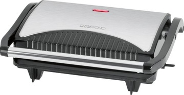 BEZTŁUSZCZOWY GRILL ELEKTRYCZNY BEZ TŁUSZCZU STALOWY INOX KOMPAKTOWY 700W