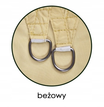 ŻAGIEL PRZECIWSŁONECZNY BEŻOWY PROSTOKĄT 4x3