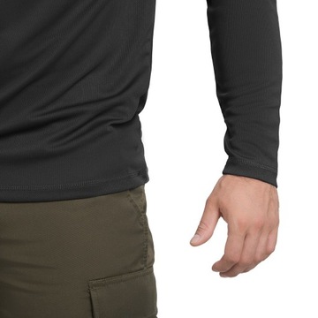 Koszulka termoaktywna z długim rękawem Mil-Tec Tactical czarna M