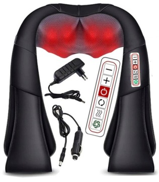 МАССАЖЕР ДЛЯ ШЕИ, СПИНЫ, ТЕЛА 3D ШИАТСУ