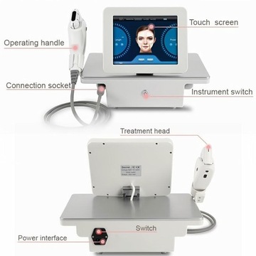 HIFU уход за кожей подтягивает машину против старения лица
