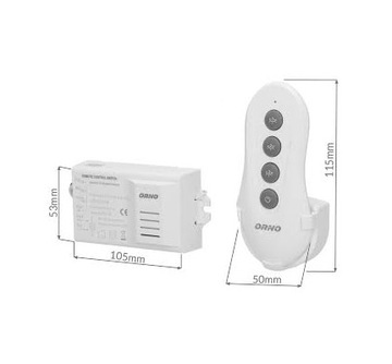 Беспроводной 3-канальный контроллер освещения с пультом ORNO
