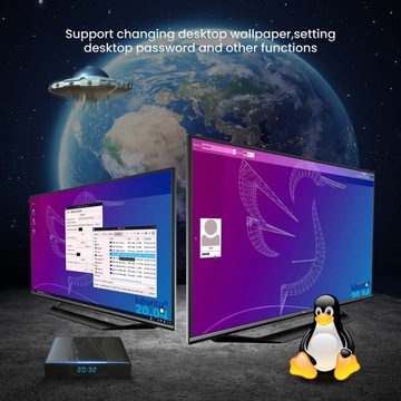 Linux Android двойная система s905x3 медиаплеер ТВ-декодер Smart TV Box