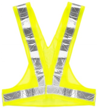SZELKI ODBLASKOWE KAMIZELKA BIEGI MOTOR ROWER XL