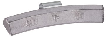Ciężarek ołowiany ALU 60g, nabijany na obręcz alu BEZPOŚREDNI PRODUCENT