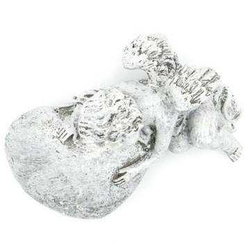 FIGURKA DEKORACYJNA ANIOŁEK ANIOŁ STRÓŻ NA CMENTARZ GRÓB