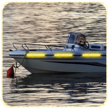 КОМПЛЕКТ СВЕТОДИОДНЫЙ ГАБАРИТНЫЙ ФОНАРЬ 12 24В ОРАНЖЕВЫЙ ДИОД 10 ШТ.