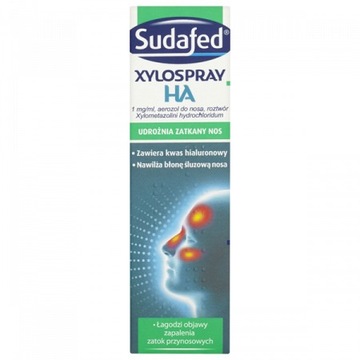 Sudafed XyloSpray HA 1 mg/ml aerozol do nosa 10 ml