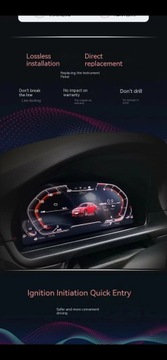 Подходит для ЖК-приборов BMW всех серий с переключением четырех режимов.