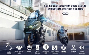 Стиль v6 Беспроводной Bluetooth-интерком для шлема