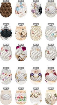 Наклейка Skin Mat на сиденье унитаза, унитаз