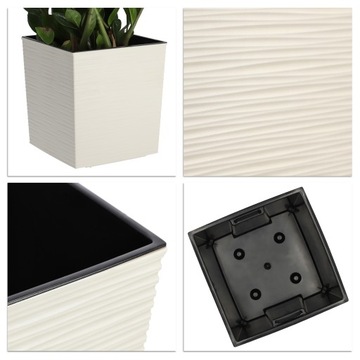 КРЫШКА ДЛЯ ЦВЕТОЧНОГО ВАЗОНА + ВСТАВКА ДЛЯ КРЕМОВОГО 40см