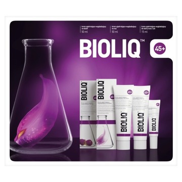 BIOLIQ 45+ Zestaw krem na dzień + na noc +pod oczy
