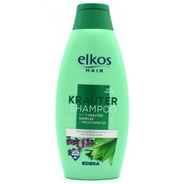 Elkos DE Szampon Do Włosów 7 Ziół Pro-vit B5 ( Krauter) 500ml