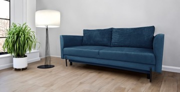 Kanapa sofa Rewi styl skandynawski, funkcja spania