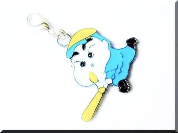 METALOWA ZAWIESZKA CHARMS BEJSBOLISTA