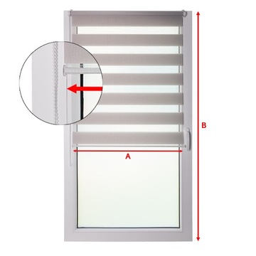 Роликовые жалюзи День ночь на ночь 85x150 см на 10 цветов размера 10 цветов