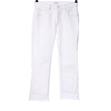 MANGO Jeansy z wysokim stanem Rozm. EU 34 biały