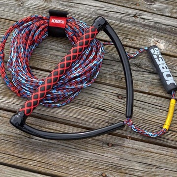 JOBE Веревка с перекладиной для буксировки вейкборда 20 м PRIME WAKE COMBO BLUE