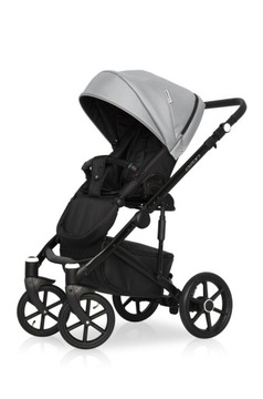 Коляска OZON Riko Basic 2-в-1, СИДЕНЬЕ-КАБРИОЛЕТ + СУМКА ИЗ ФОЛЬГИ, МОСКИТНАЯ СЕТКА