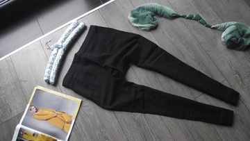 H&M klasyczne spodnie rozciągliwe rurki 40