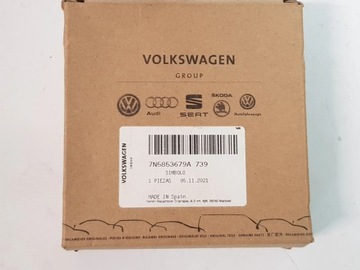 ORIGINÁLNÍ ZNAKY ZNAK SEAT ALHAMBRA CHRÓM