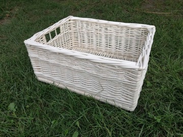 ПЛЕТЕНАЯ КОРЗИНА ПОЛКА 40x30