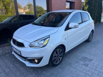 Mitsubishi Space Star Hatchback 5d 1.2 80KM 2015 Mitsubishi Space Star 1.2 benzyna 80 KM automat zarej w PL zadbany mo
