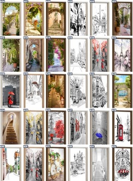 NAKLEJKA na DRZWI Meble Fototapeta Okleina ODPORNA