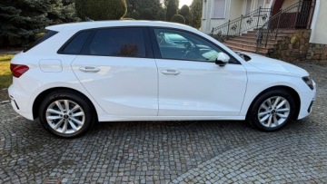 Audi A3 8Y Sportback 1.0 30 TFSI 110KM 2021 Audi A3 Sportback 1.0 Benzyna 110KM 2021r 1 właściciel, salon Polska, zdjęcie 9