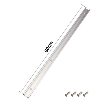 Aluminiowa szyna T. Łatwy w montażu części zamienne. Łatwy w użyciu. Uniwersalny 60 cm