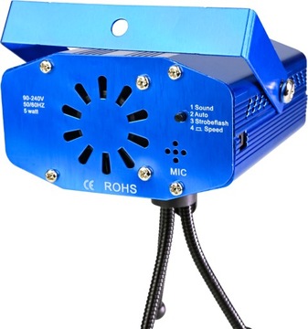 ЛАЗЕРНЫЙ ПРОЕКТОР DISCO PARTY LASER LED PRO