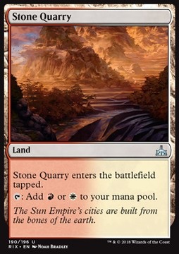 Stone Quarry - Rivals of Ixalan