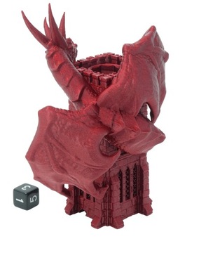 Дракон на башне - маленькая башня для игры в кости - Fates End Wyvern Tiny Towers Dice Tower